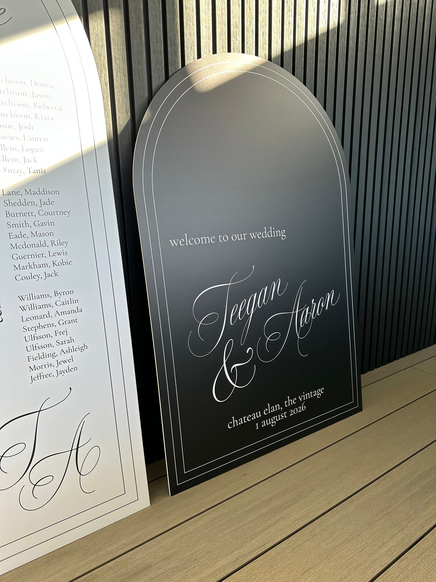 Welcome Sign + Seating Chart Set | Large