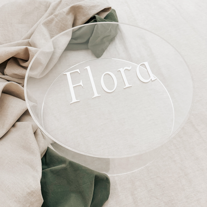 Custom Acrylic Christening Box