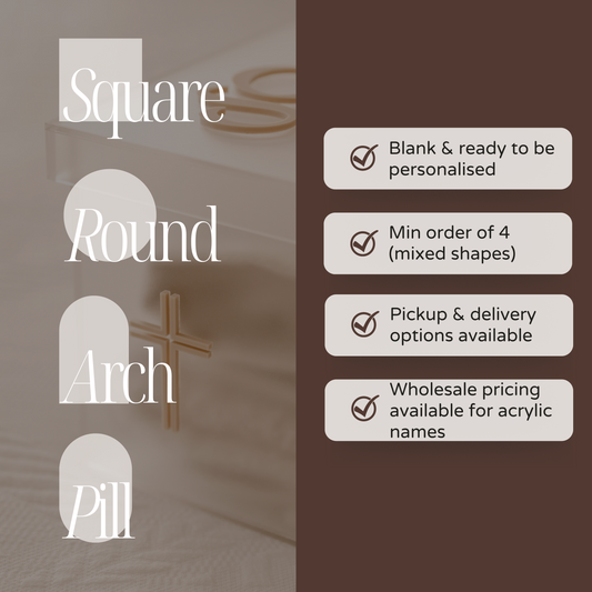 Wholesale Christening Boxes  | Mix & Match Shapes